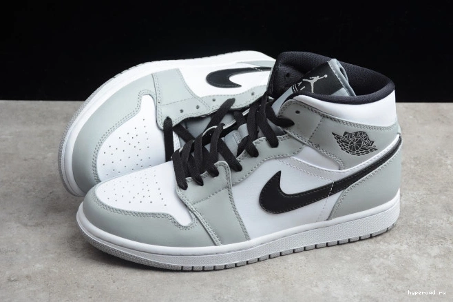 554724-092 Jordan Mid Grey AIR 1 Light Smoke 1206